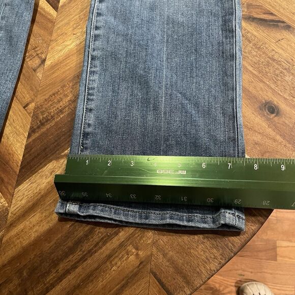 Sundance‎ Jeans Patchwork Denim Floral Tapestry Accents Womens 28 Hippie - Picture 8 of 9